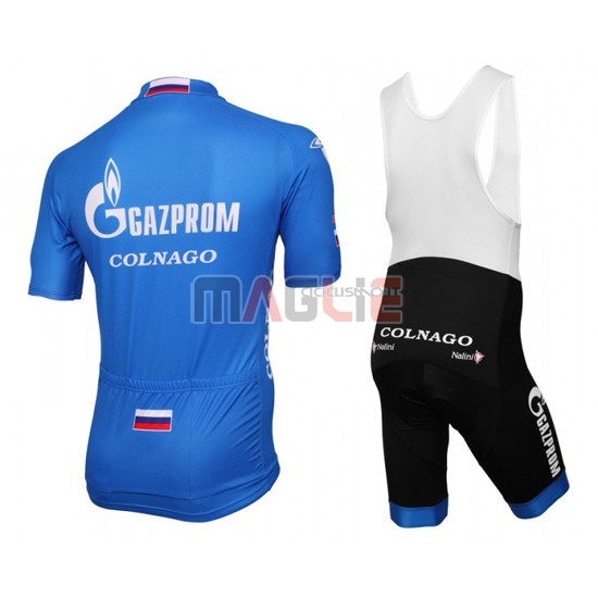 Maglia Rusvelo manica corta 2016 blu e bianco